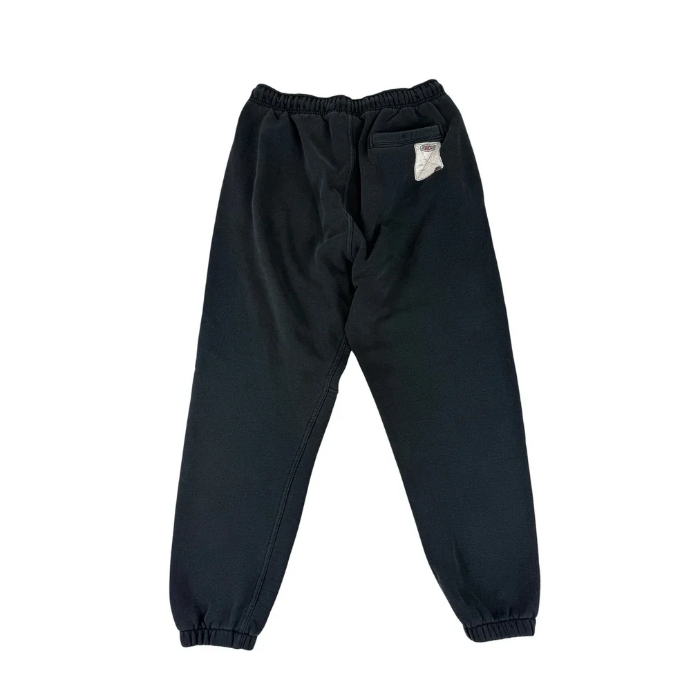 Jordan Sweatpants Mens‎ Large Black Graphic Jumpman Joggers Fleece Faded
